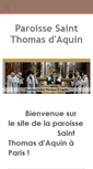 Mobile Screenshot of eglisesaintthomasdaquin.fr